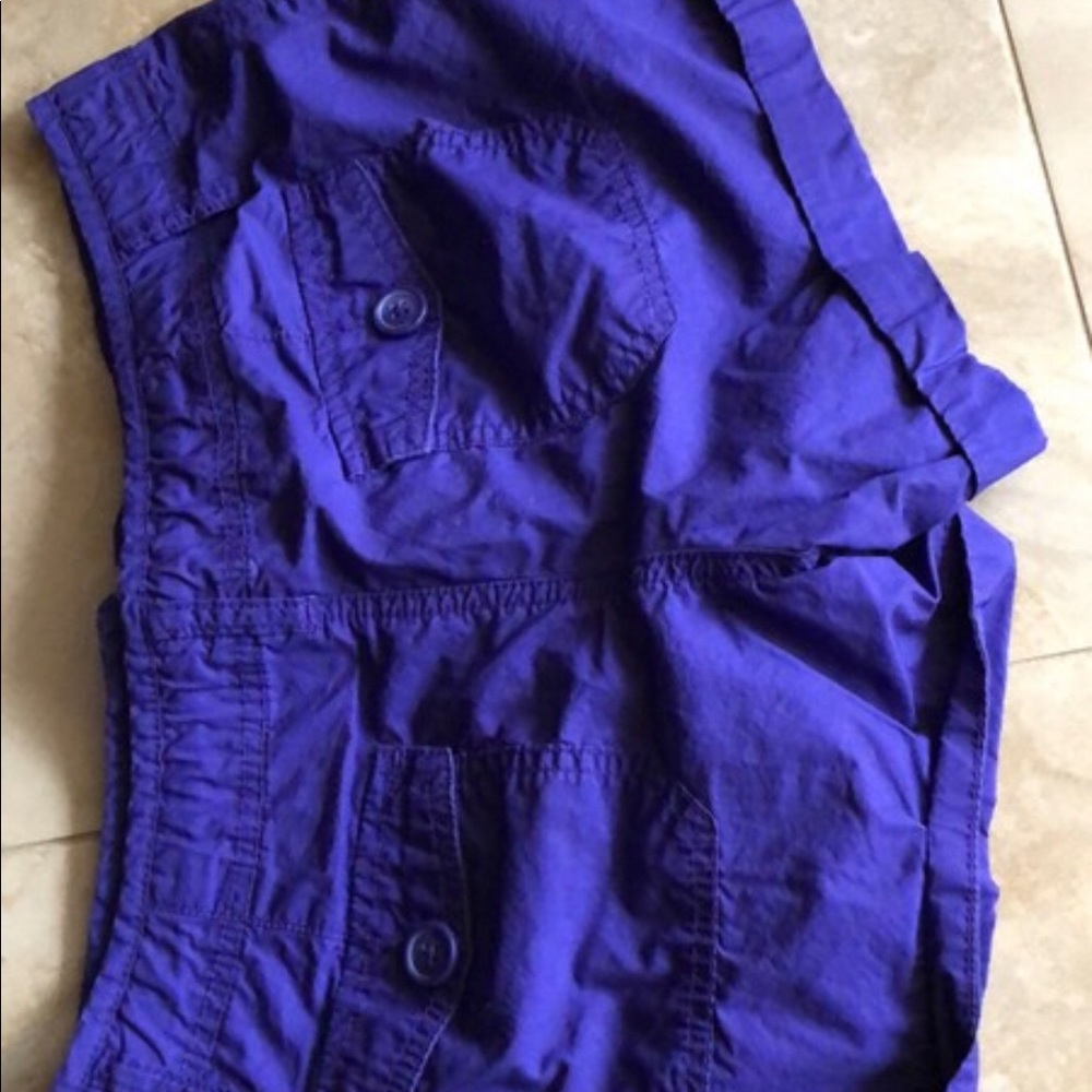 Purple shorts